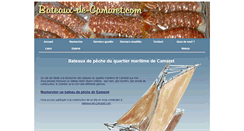 Desktop Screenshot of bateaux-de-camaret.com