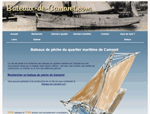 Tablet Screenshot of bateaux-de-camaret.com